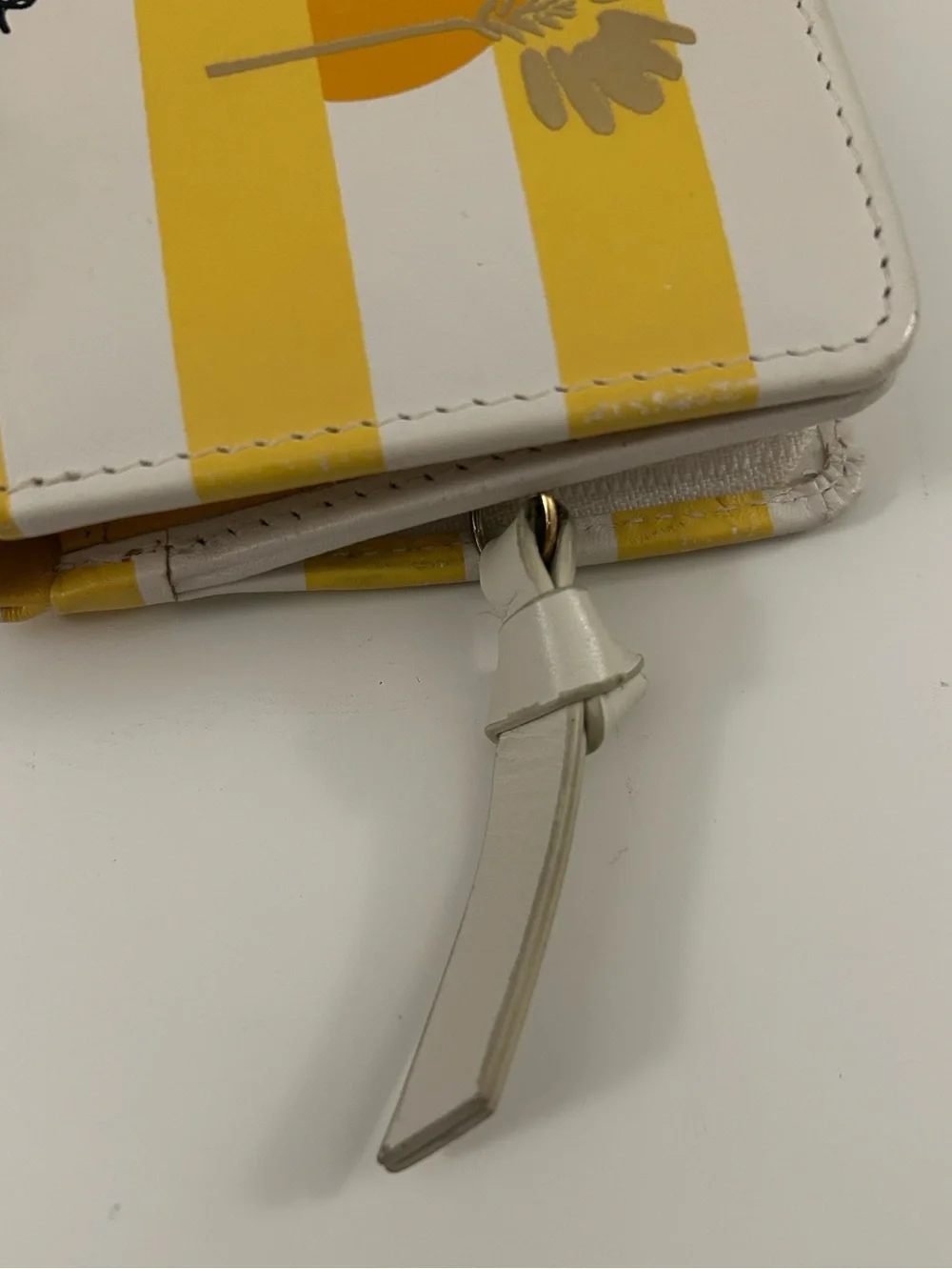 RADLEY LONDON Hello Sunshine Bright Yellow & White Wallet with Cactus Applique
